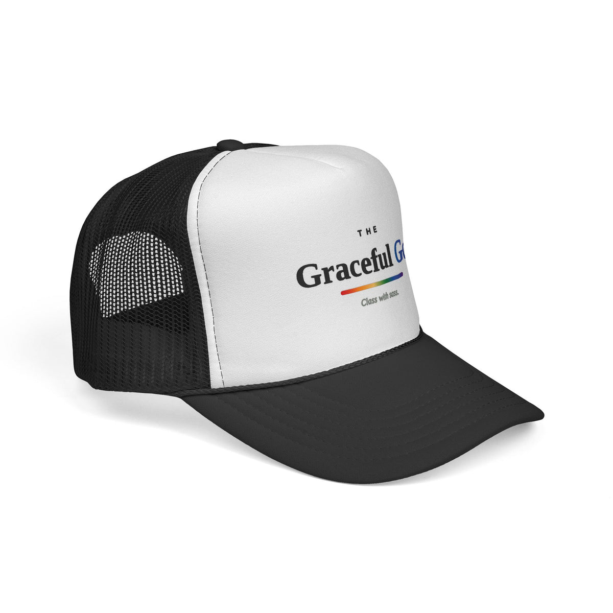 The Graceful Gay Trucker Cap — Rainbow Pride Hat