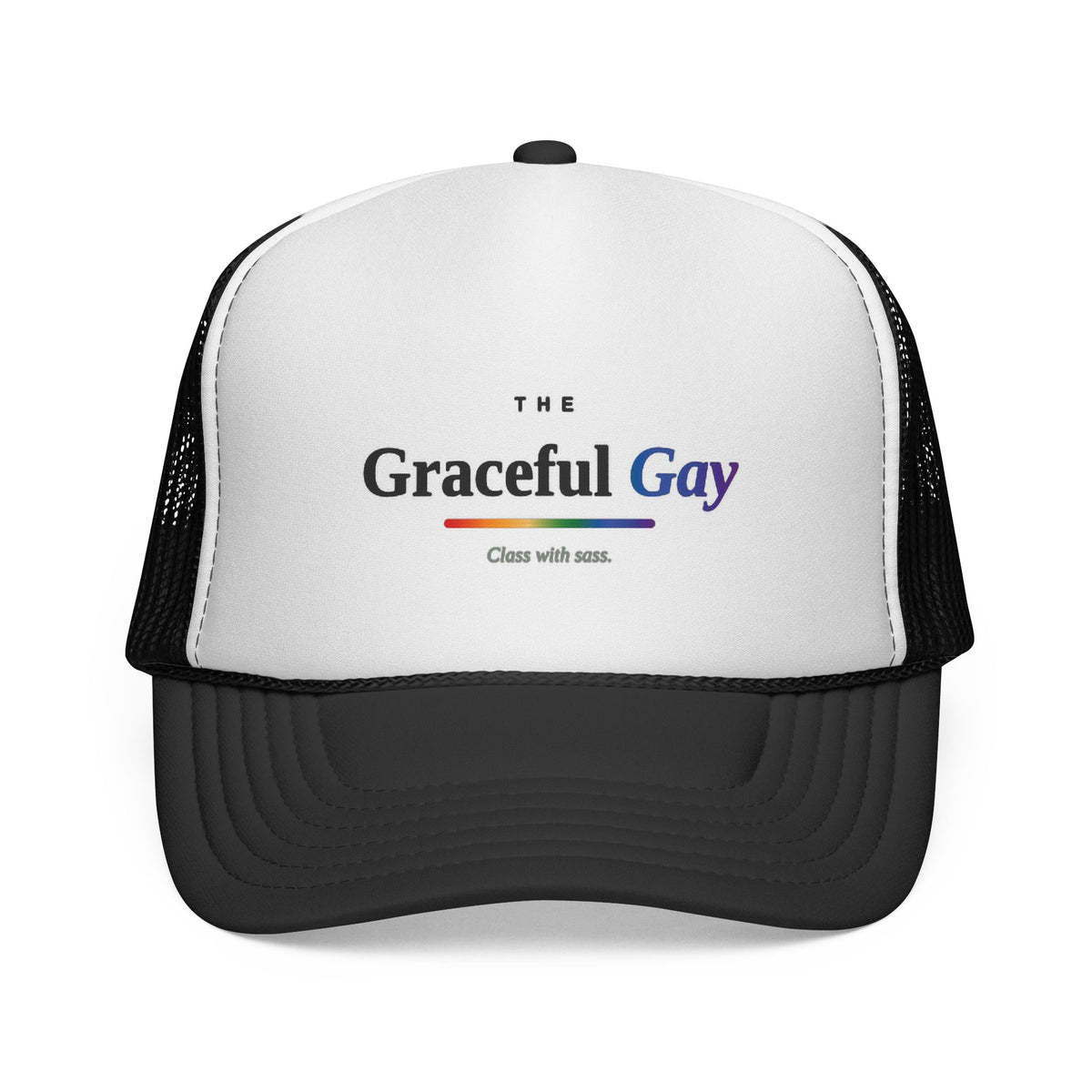 The Graceful Gay Trucker Cap — Rainbow Pride Hat